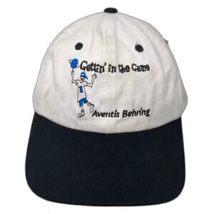 Headshot Aventis Behring Gettin' in the Game White Baseball Cap One Size Hat